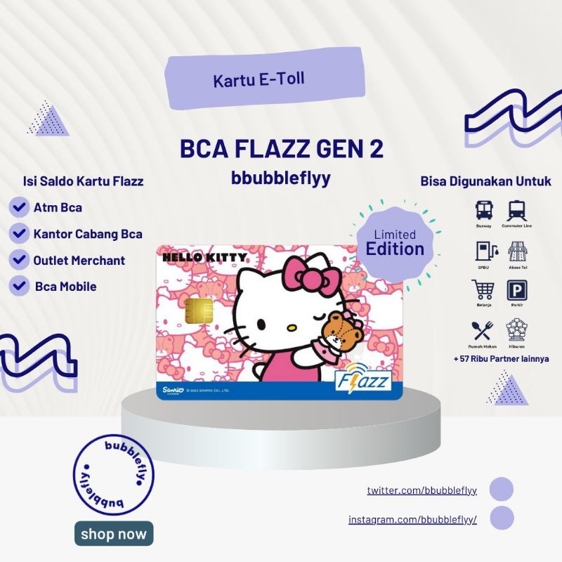 Bca Flazz Gen 2 Hello Kitty Ushiro ll E Toll