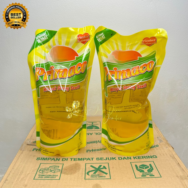 

MINYAK GORENG PRIMACO 900ml/ MINYAK GORENG TERMURAH