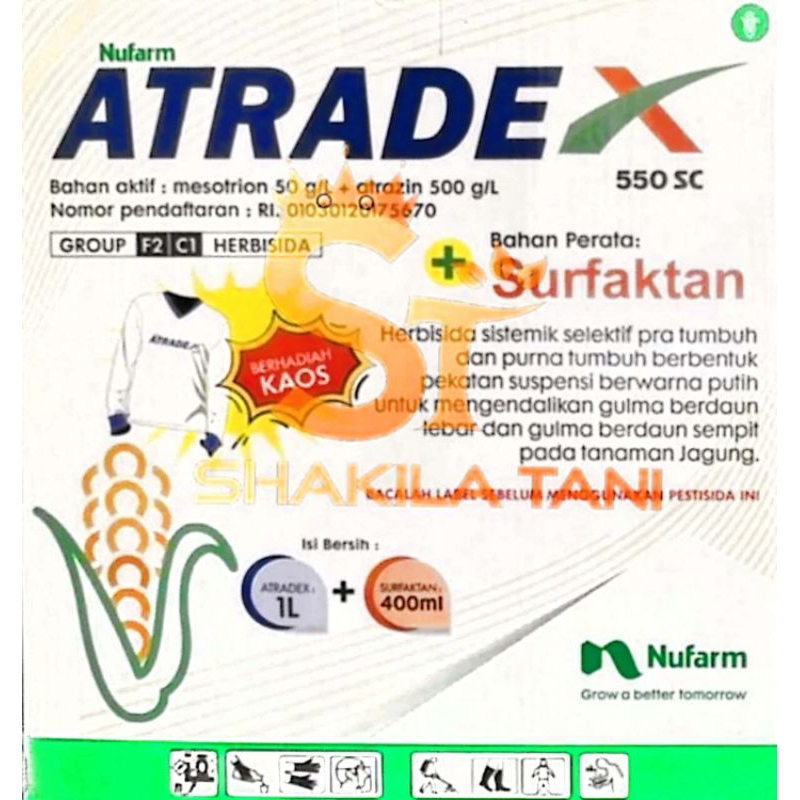 Herbisida Atradex 550 SC Kemasan 500ml - Pengendali Hama &  Gulma