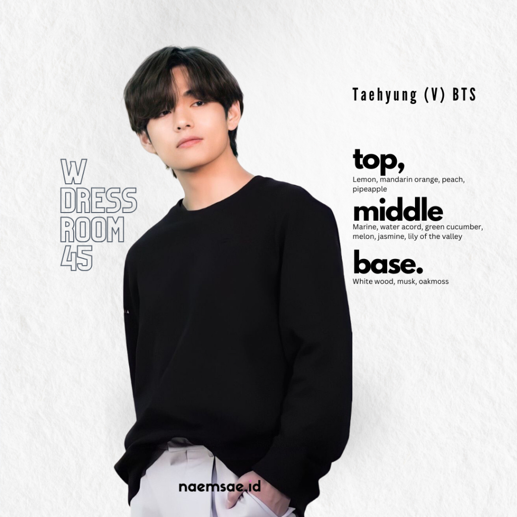 PARFUM TAEHYUNG W DRESSROOM 45 MORNING RAIN BY NAEMSAE.ID - PARFUM UNISEX