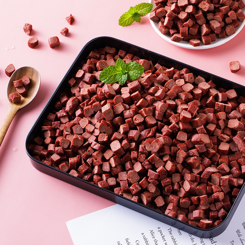 [PIKU POKU] Beef Cube Anjing (75gr) | Snack Anjing Camilan Anjing Dogfood Petfood Makanan Hewan Maka