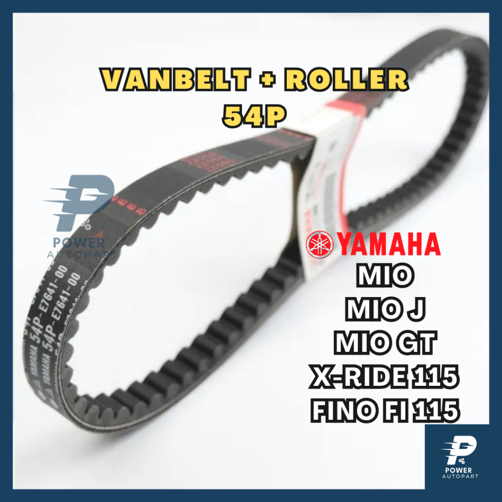 VANBELT + ROLLER Mio Soul Gt, Mio J, Fino , X Ride 115 KUALITAS ORIGINAL - VBELT 54P