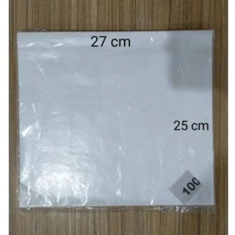 Alas Nasi KFC Putih Polos / Kertas Bungkus Nasi Putih / Kertas Nasi Putih / Samir Nasi Kotak