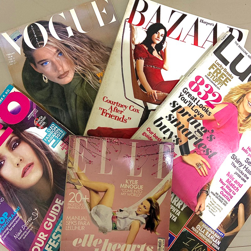 Majalah Fashion, Majalah Cosmopolitan, Majalah Vogue, Majalah Cleo, Majalah Kosmopolitan, Majalah El