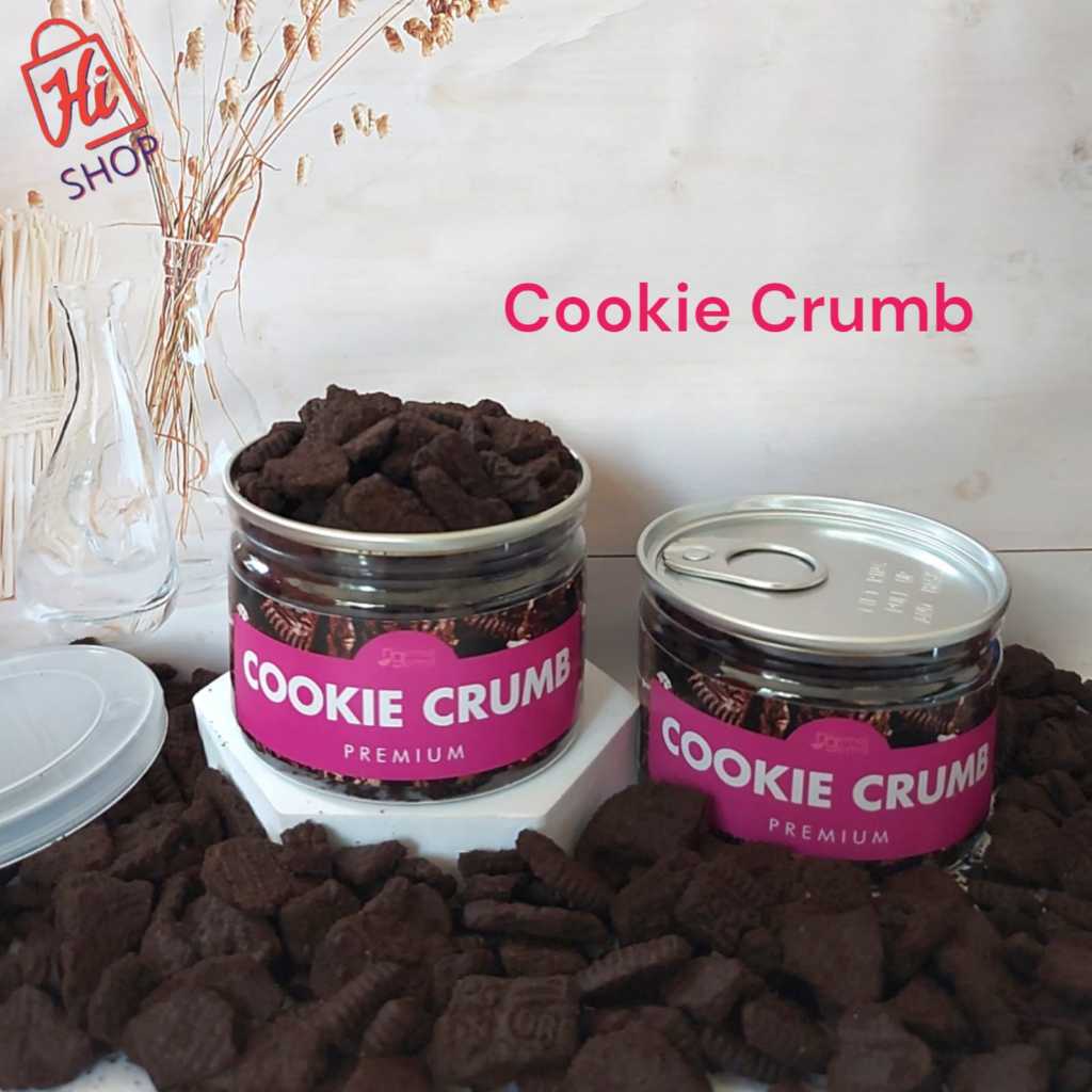 

Can Cookie Crumb O-oreo Biskuit Crumb Remahan Biskuit Hiasan Topping Kue Puding Cake Kualitas Premium