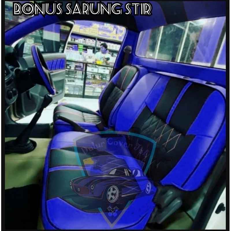 Sarung jok cover jok mobil hilux single cabin - Strada Triton - Panther - Kijang - Sarung jok mobil 