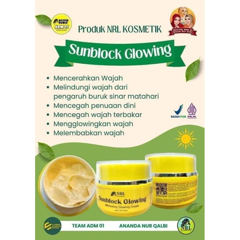 Sunblock NRL glowing