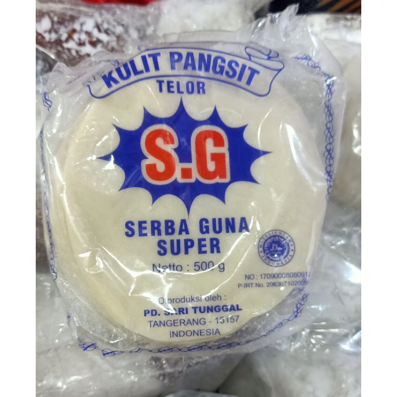 

Kulit pangsit S.G serbaguna 500gr