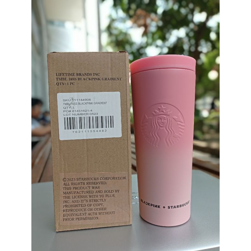 Blackpink Starbucks Jisoo pick tumbler bling studded blackpink