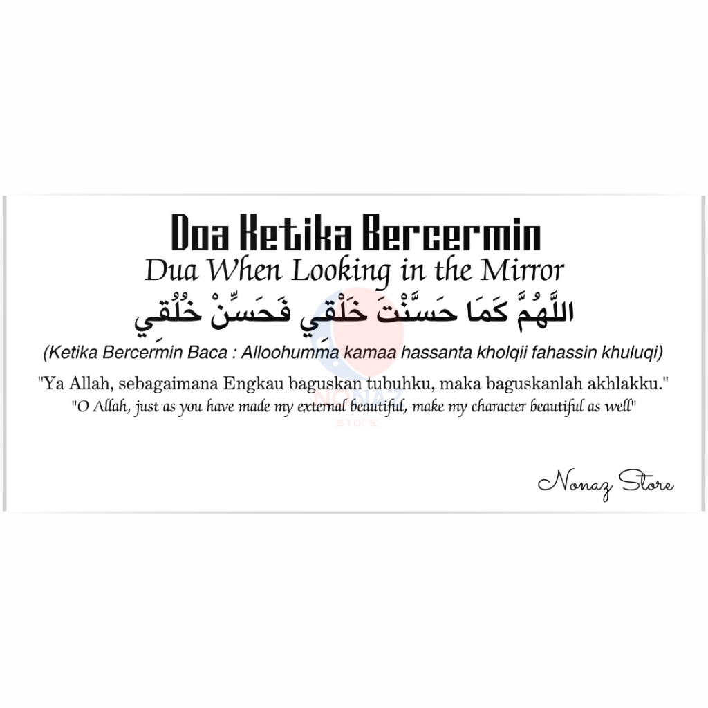 Doa Ketika Bercermin