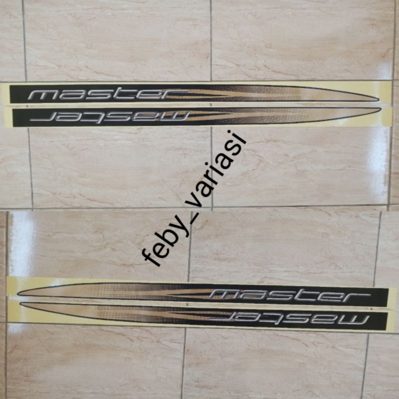 Stiker List Body Zebra Espass Master / Stiker Daihatsu Espass Minibus Futura