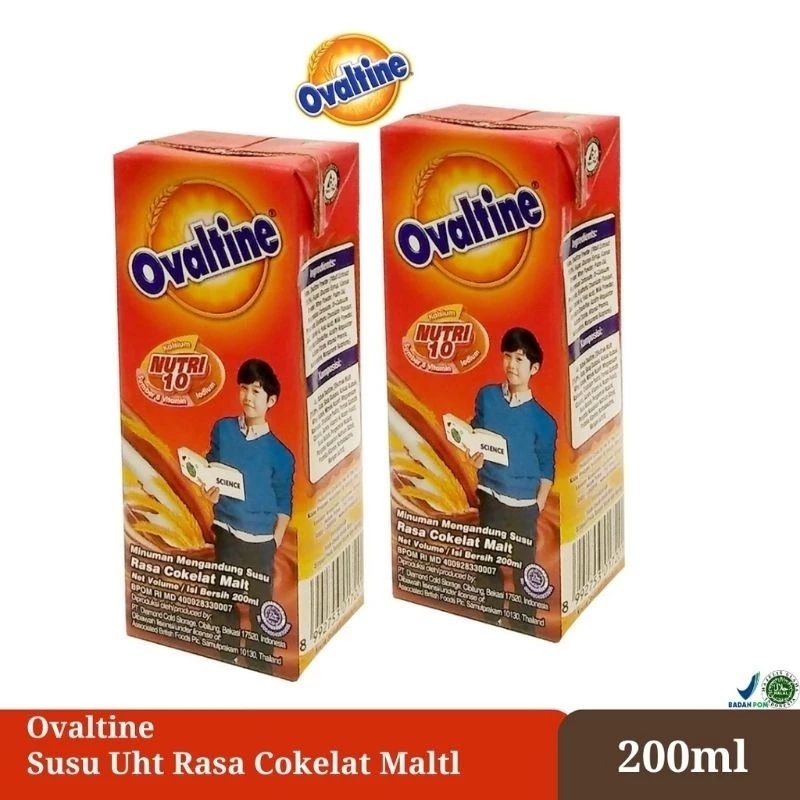 

Ovaltine Susu Uht Rasa Cokelat Malt 200ml