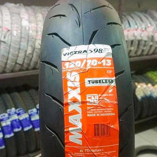 Ban Maxxis VICTRA 120/70-13 Tubeless