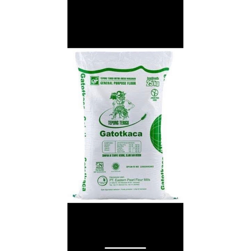 

Terigu Gatot Kaca 25KG Terigu Dua Pedang 25KG