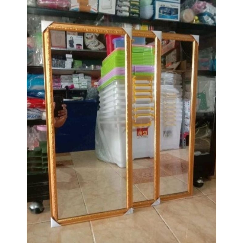 Feraristore Cermin Kaca Kecil - Besar / / Cermin Rias / Cermin Dinding
