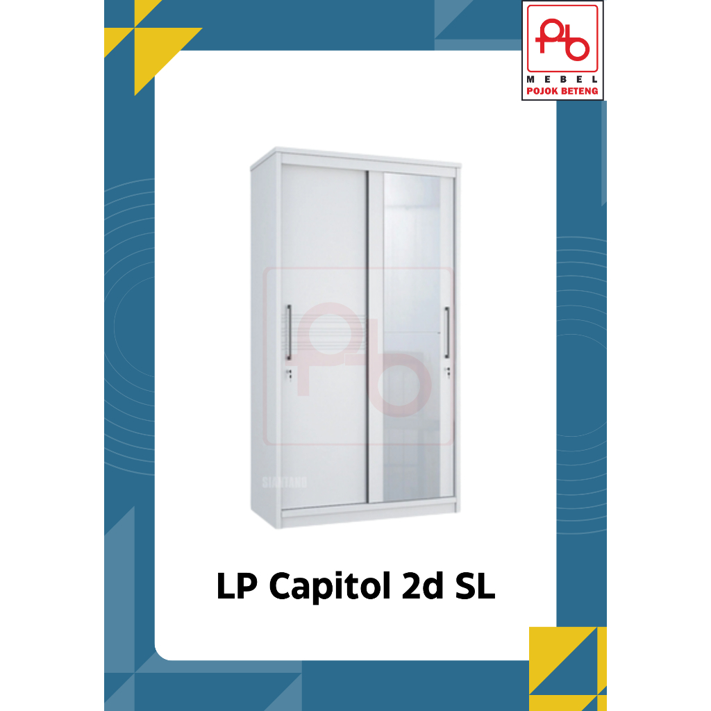 Lemari Pakaian Siantano Capitol 2D SL