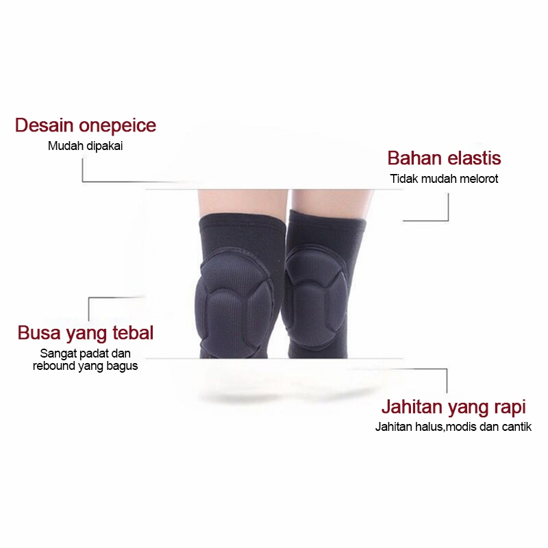 Bantalan lutut / Pelindung Lutut Perlengkapan  untuk fitness / Bantalan lutut olahraga /Alat penyangga lutut