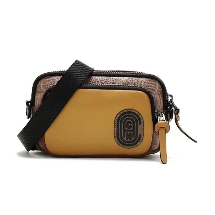 Tas coach men pacer belt bag in rivington yellow 89261