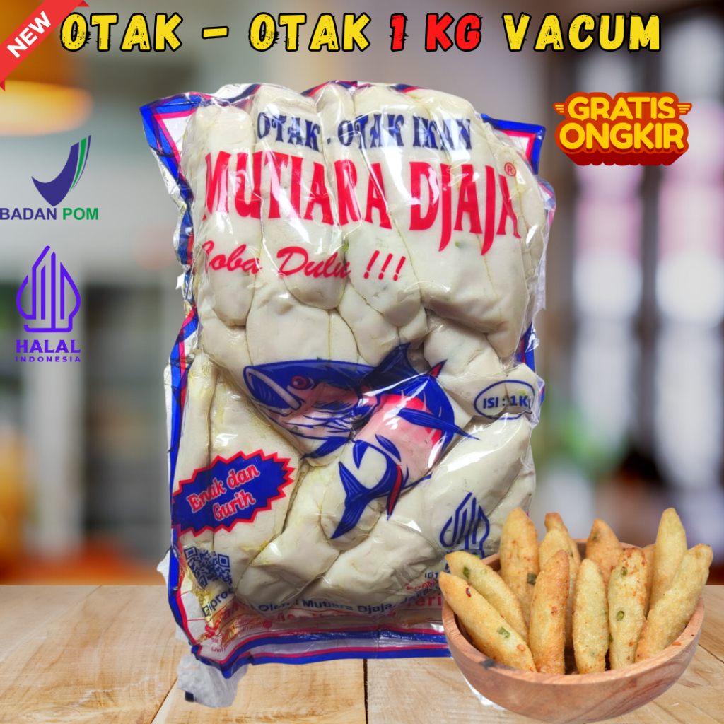 

Otak Otak Vacum Mutiara Djaja 1 Kg - Otak Otak Ikan Mutiara Djaja Vacum 1kg