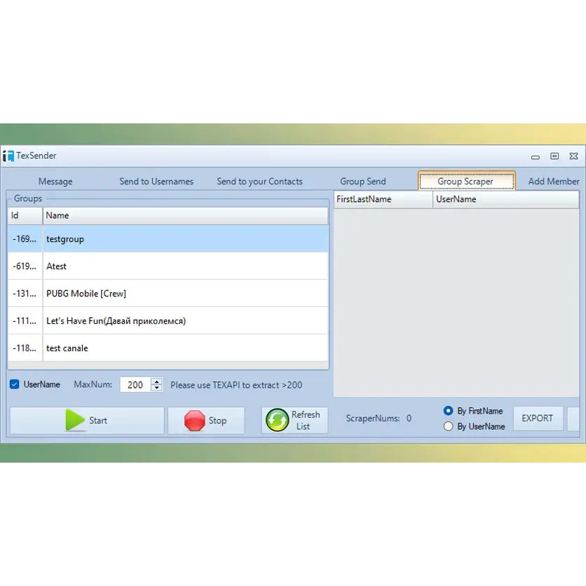 TexSender Pro 8.8.2 FULL VERSION SOFTWARE TELEGRAM BULK SENDER MASSAL
