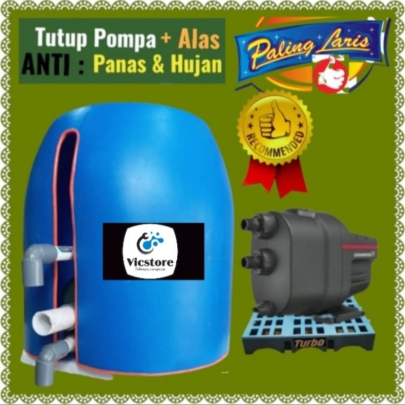 Cover + alas Turbo pompa air pendorong 1 hp 1200 watt scala1 5-55 scala2 3-35 scala2 3-45 px 230 e i