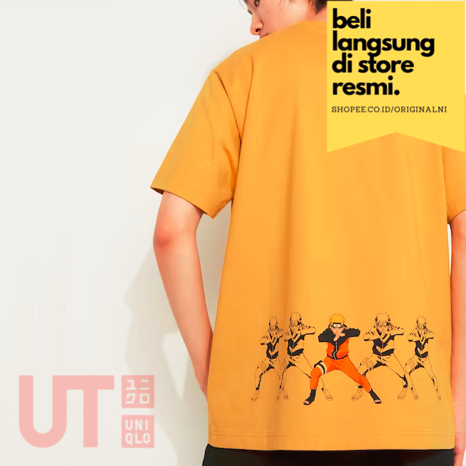 Sale UT New Original T-Shirt Kaos Naruto Uniqlo One Piece Spy X Family
