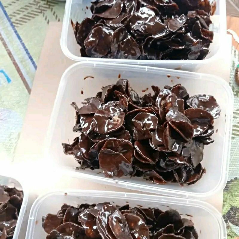 

keripik pisang coklat lumer