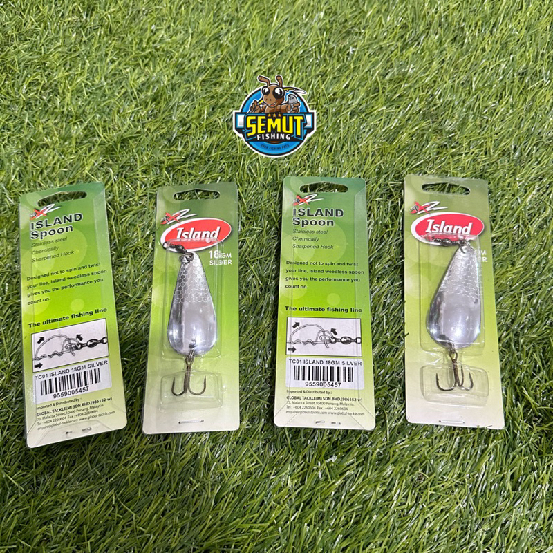 UMPAN SPOON AXZ ISLAND 18gram TOURNAMENT GRADE