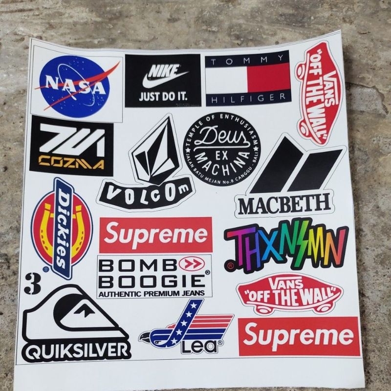 

STIKER BRAND AESTHETIC LAPTOP HP HELM TERMURAH