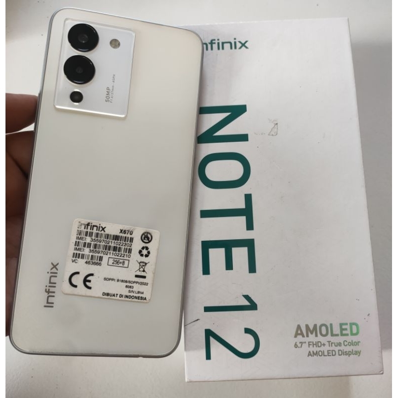 INFINIX NOTE 12 RAM 8/256GB SECOND MURAH