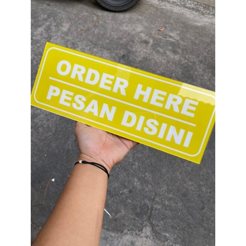 akrilik custom bebas warna order here pesan disini
