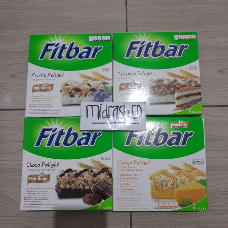 

BAR SNACK SEHAT FITBAR DIET RENDAH KALORI 20gr ALL VARIAN PACK ISI 5