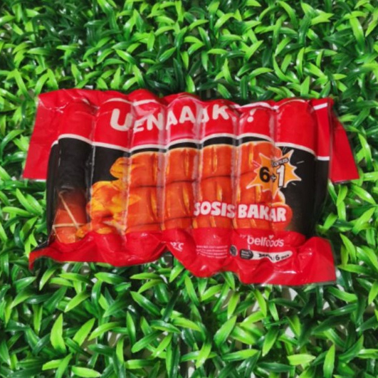 

Belfoods Uenaaak Sosis Bakar Jumbo Isi 6+1 - Berat 500 gr
