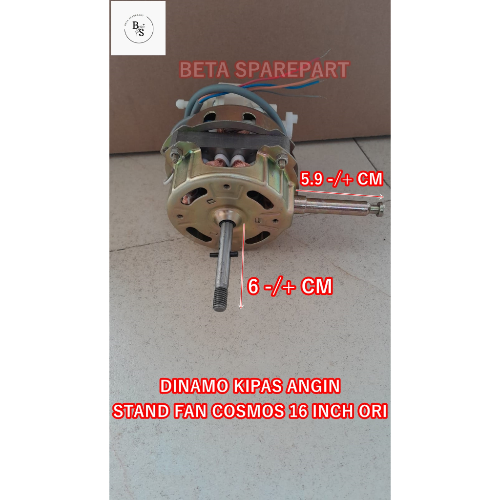 DINAMO KIPAS ANGIN STAND FAN COSMOS 16 INCH ORI