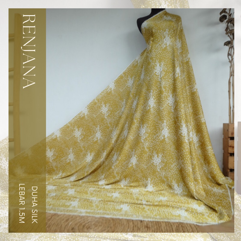 textile kain duha silk, kualitas diatas cradenza silk