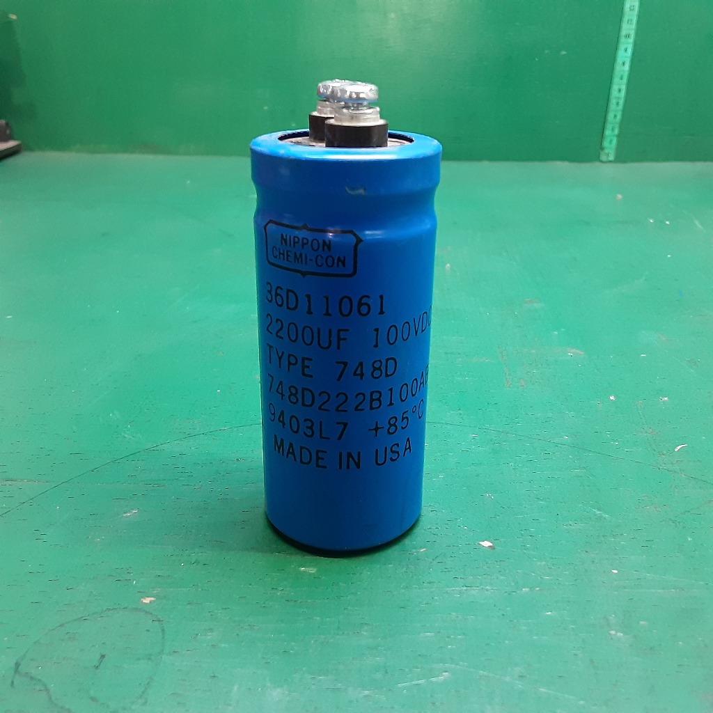 Capasitor Kapasitor Elco Elko Audio 2200uf 100VDF type 748D