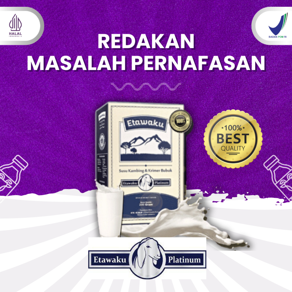 

Etawaku Platinum Susu Kambing 100% Original - Solusi Masalah Pernafasan Jaga Kesehatan Tulang Dan Sendi