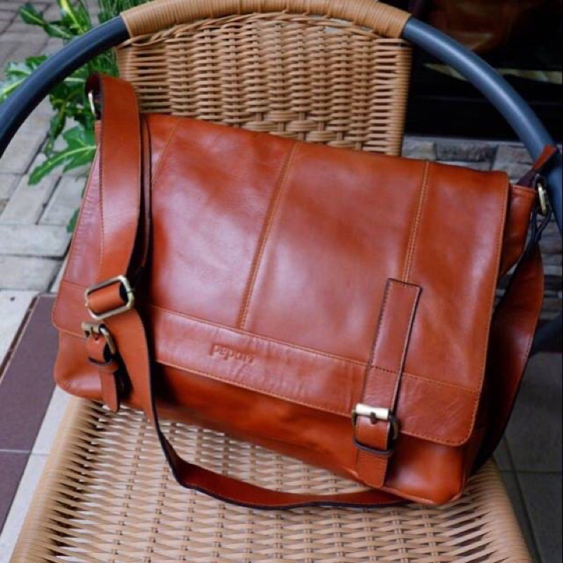 Pepari leather Bag PA-882 Havana (preloved)