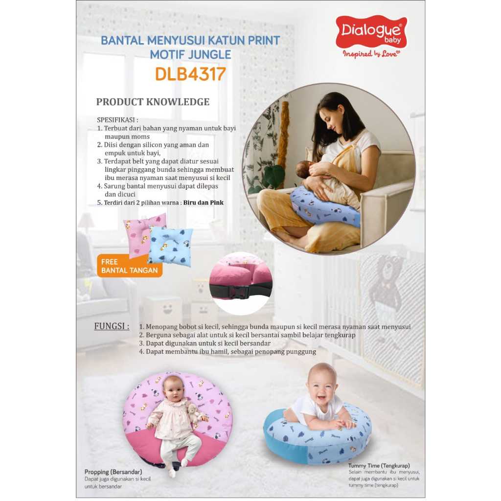 Dialogue Baby Bantal Ibu Menyusui Sheep Series - DLB4315