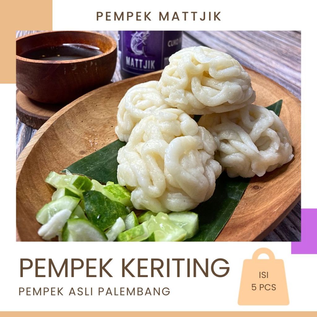 

PEMPEK KERITING ASLI PALEMBANG (ISI 5PCS)