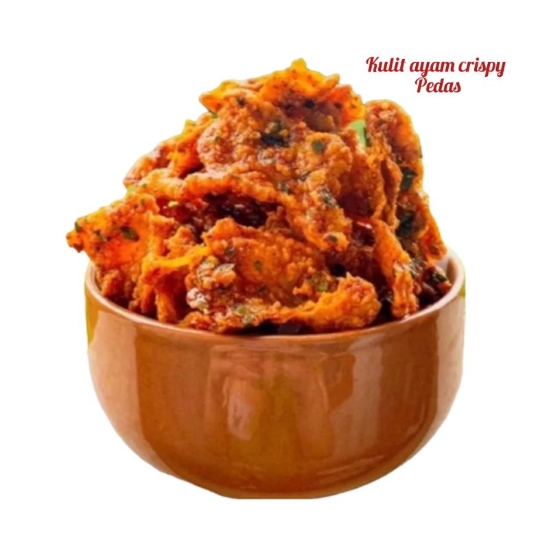 

Kulit Ayam Crispy pedas 500gram
