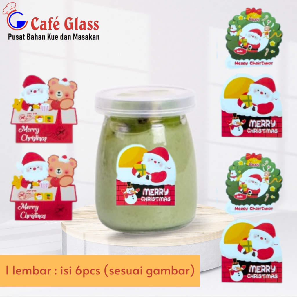 

Sticker Natal/Label Ucapan Christmas/Sticker Toples