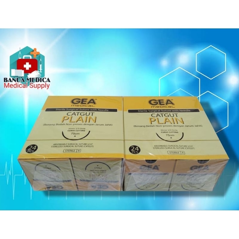 Catgut Chromic dan Plain GEA
