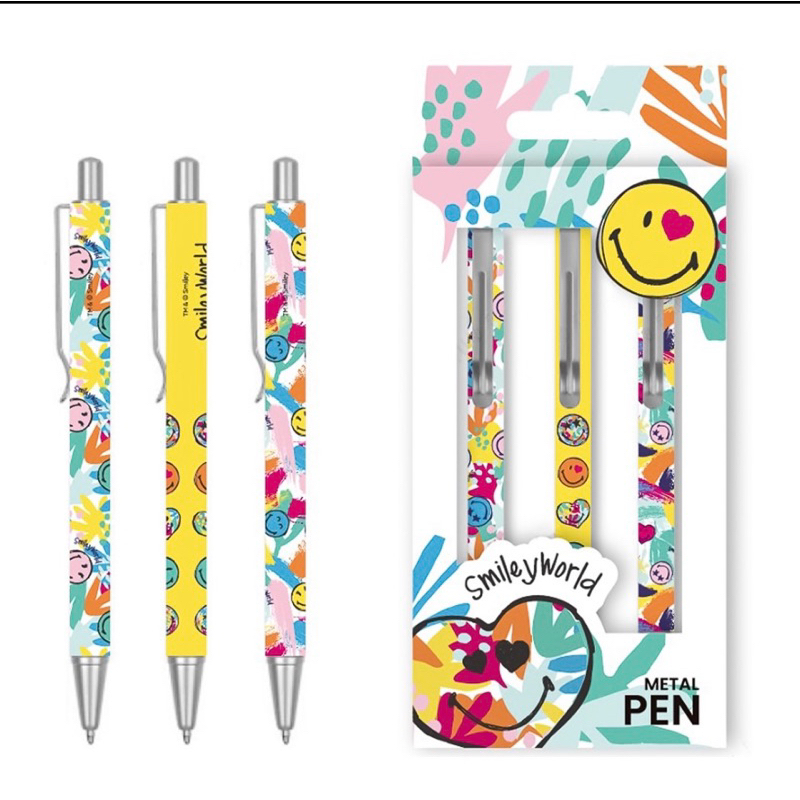 

Miniso SmileyWorld Collection 3Piece Balpoint Pnecet