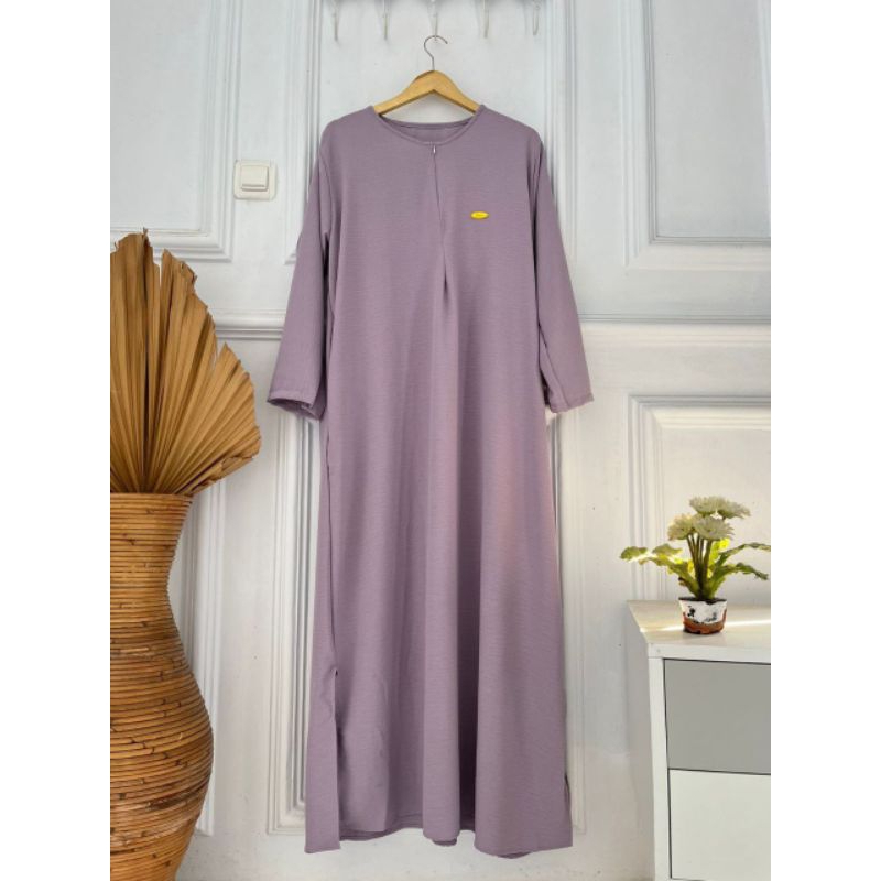 [BEST SELLER] Daily Polos Long Busui | Gamis Simple Abaya-cloud