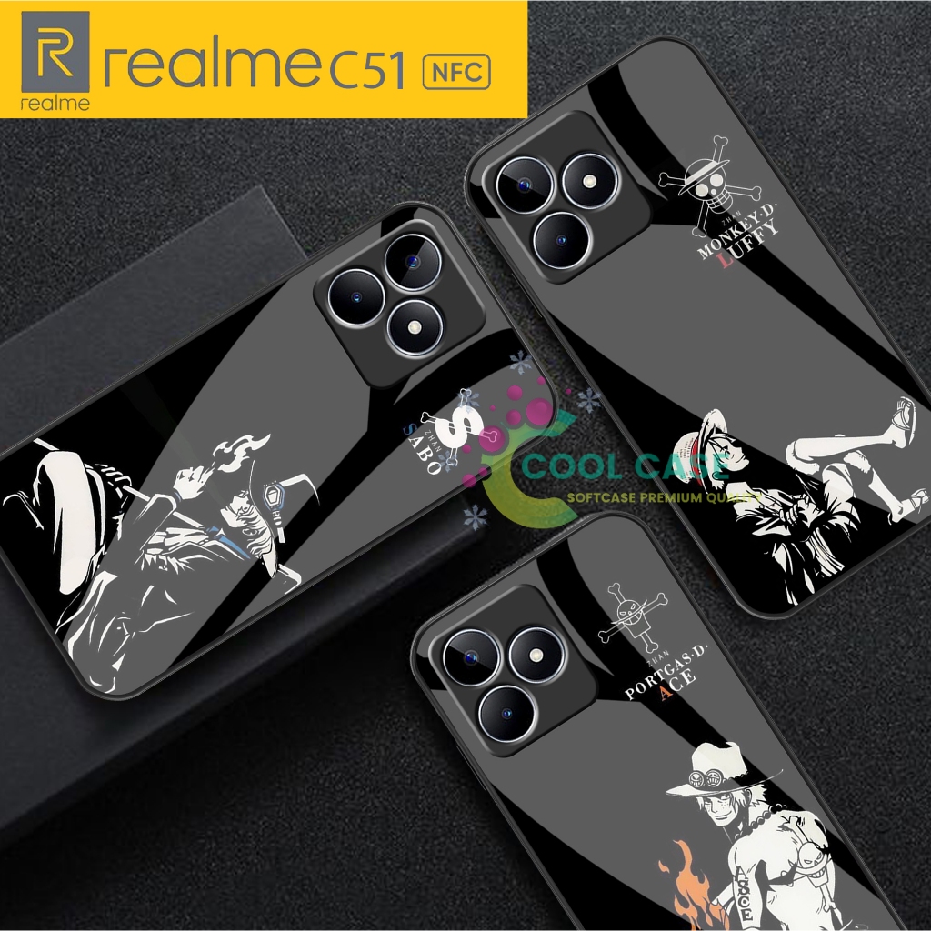 Softcase Kaca Case Realme C51 NFC Terbaru [CK173] - Casing Handphone Realme C51 NFC -  Pelindung Han
