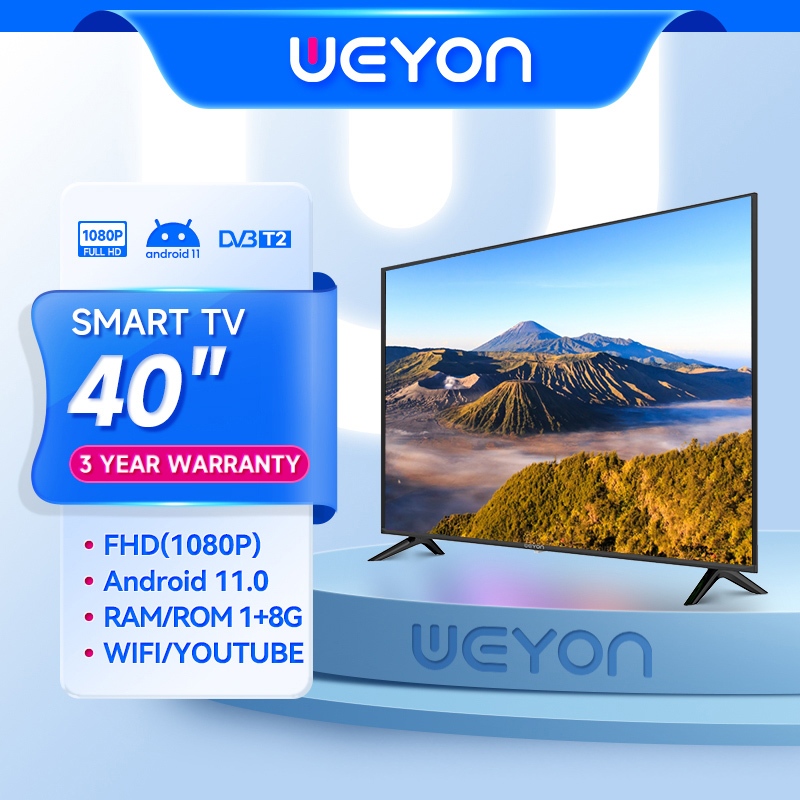 Weyon TV Smart 40 Inch FHD Televisi LED Android 11 Youtube
