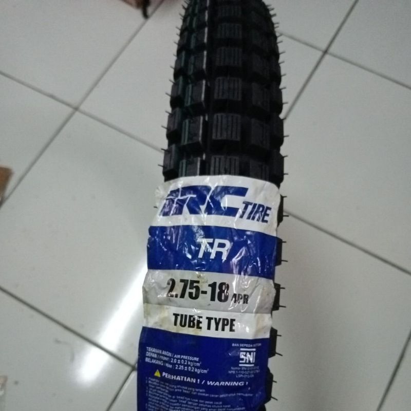 IRC 2.75-18 TR TRIALS BAN LUAR IRC TIRE TUBE TYPE RING 18 275 Ban Motor Trial Win Semi Trail Tril Tr