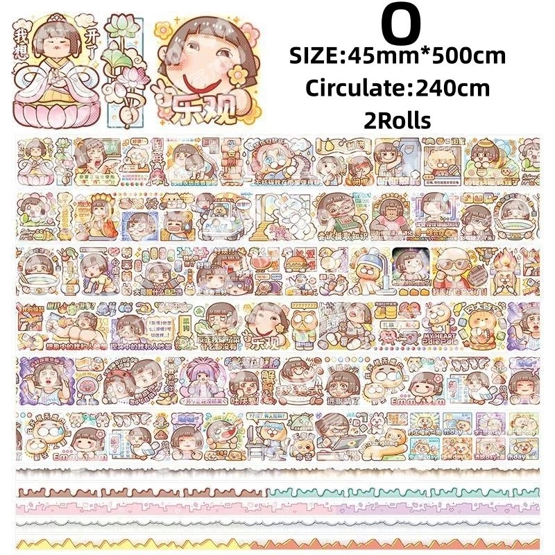 

50cm Stiker Washitape Small Mochi please be serious