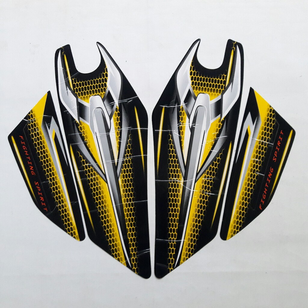 Stiker Striping Lis Motor Yamaha Rx king 2007 kuning